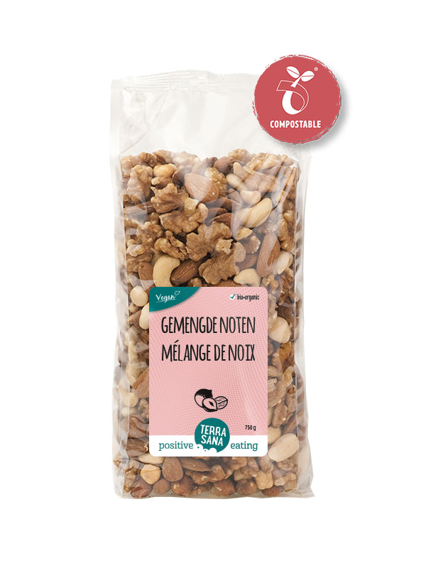 Terrasana Gemengde noten voordeelpak bio 750g